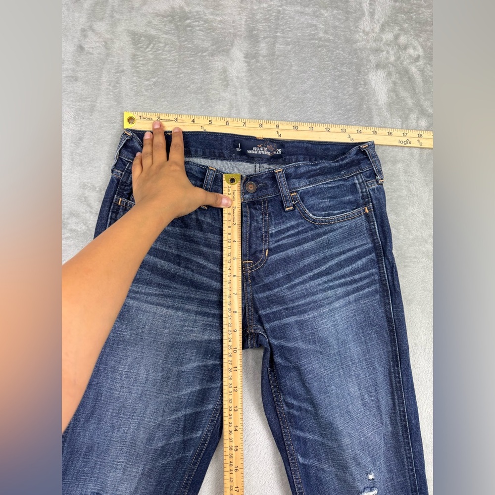Hollister Vintage boyfriend jeans sz 1 - Picture 7 of 9